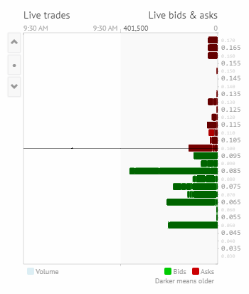CEO.ca PRO Visual Bid and Asks